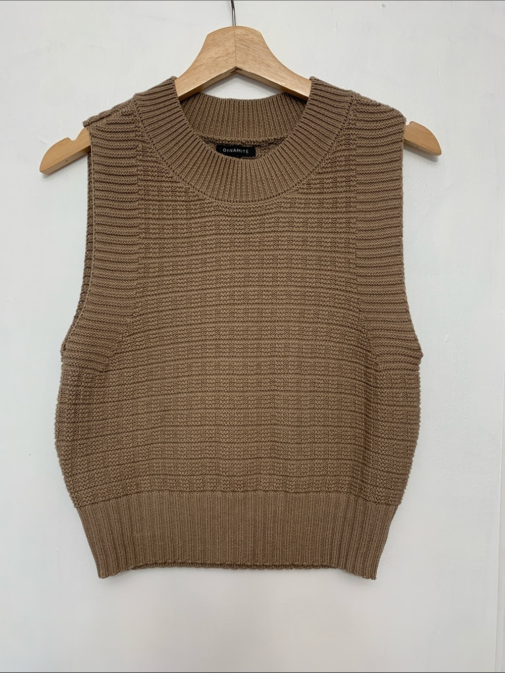 Brown Knit Vest